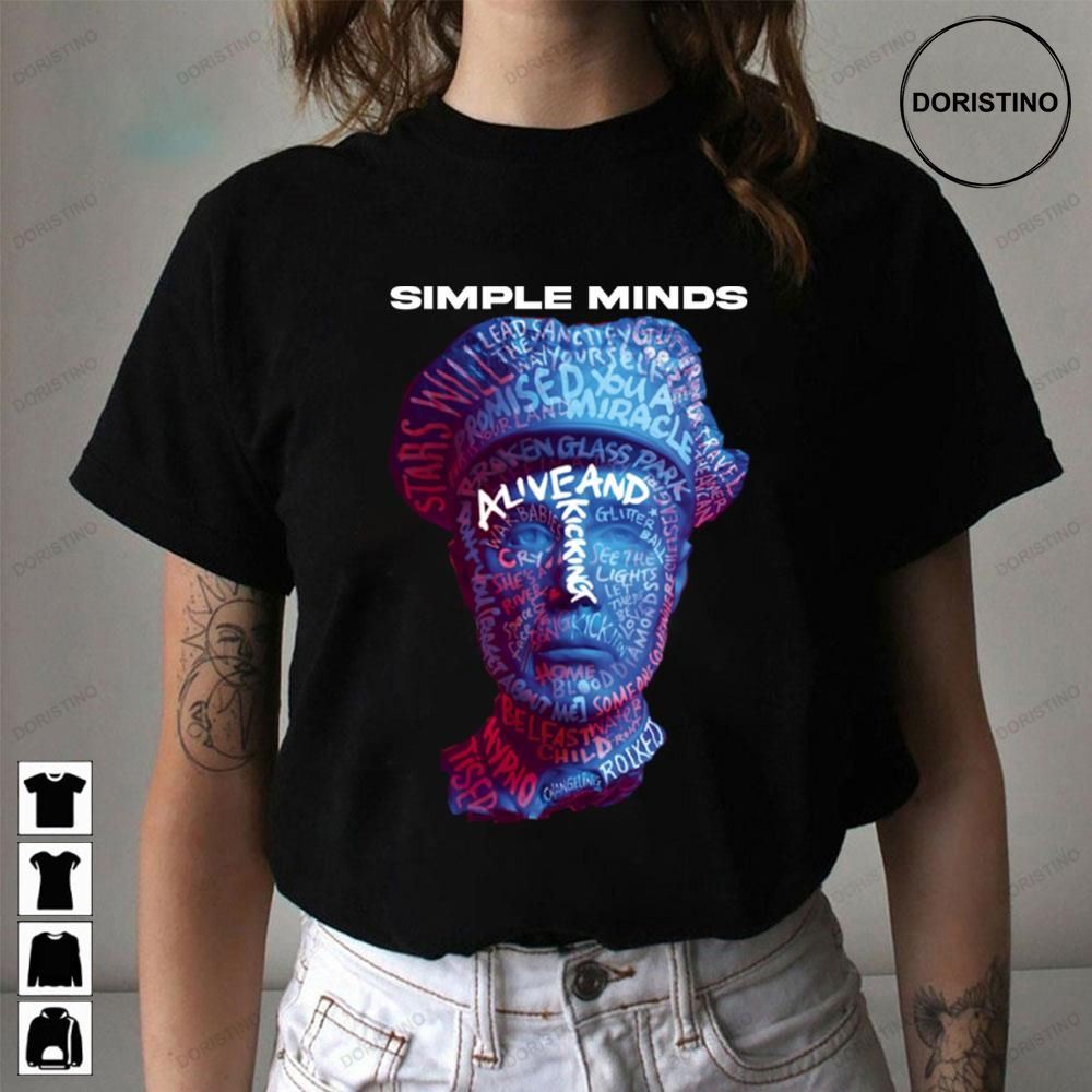 Alive And Kicking Simple Minds Band Awesome Shirts